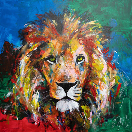 LION contemporary painting art