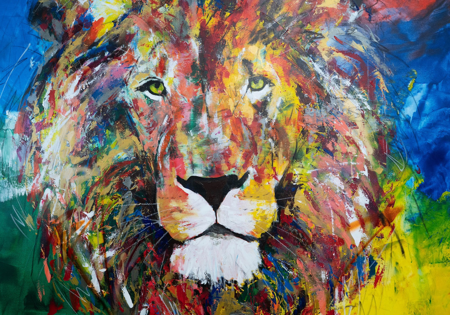 LION contemporary painting art