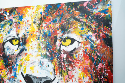 LION contemporary painting art