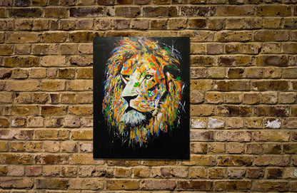 LION contemporary painting art