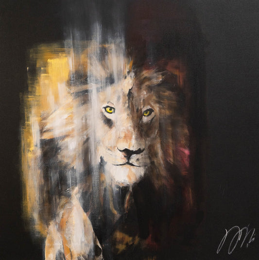 LION contemporary painting art