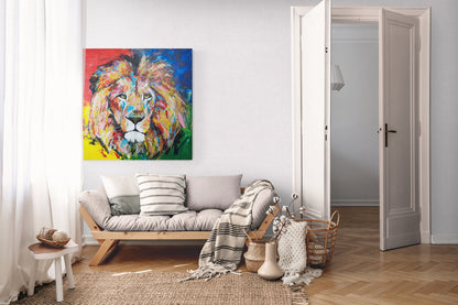 LION contemporary painting art