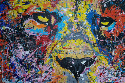 LION contemporary painting art