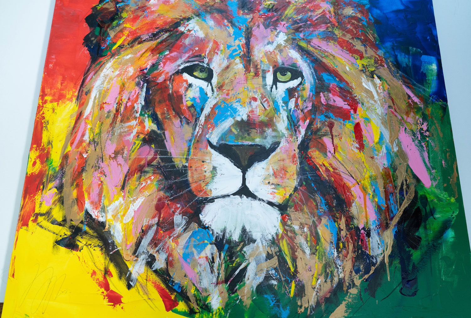 LION contemporary painting art