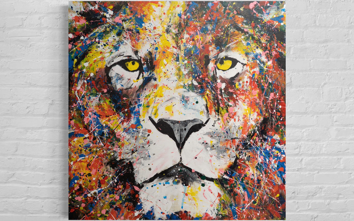 LION contemporary painting art