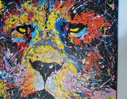 LION contemporary painting art