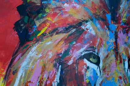 LION contemporary painting art