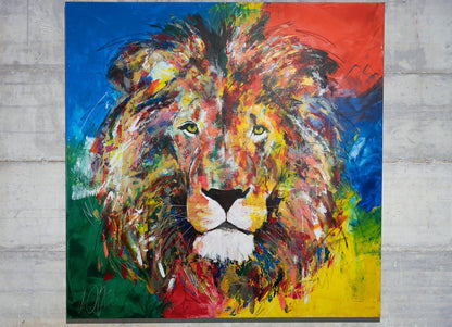 LION contemporary painting art