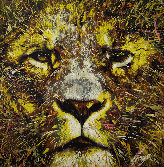 LION contemporary painting art