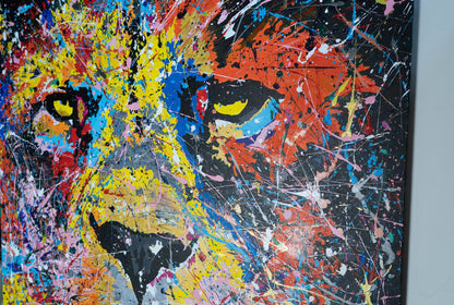 LION contemporary painting art
