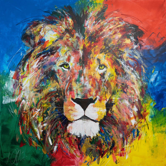 LION contemporary painting art