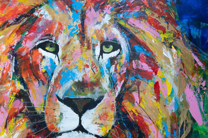 LION contemporary painting art