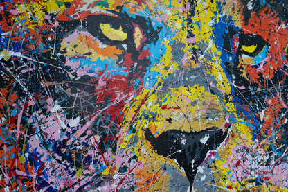 LION contemporary painting art