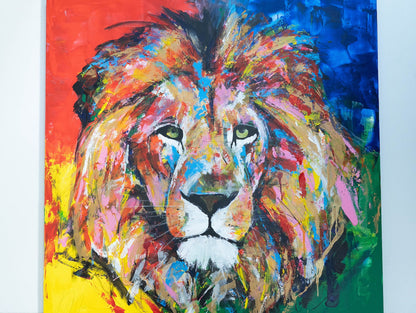 LION contemporary painting art