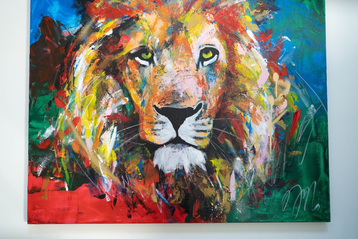 LION contemporary painting art