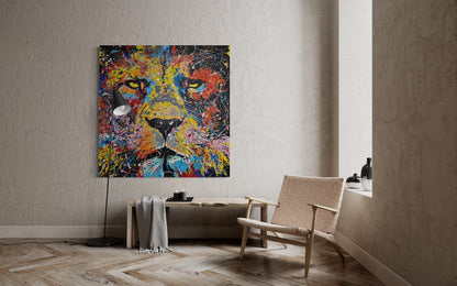 LION contemporary painting art