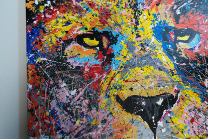 LION contemporary painting art