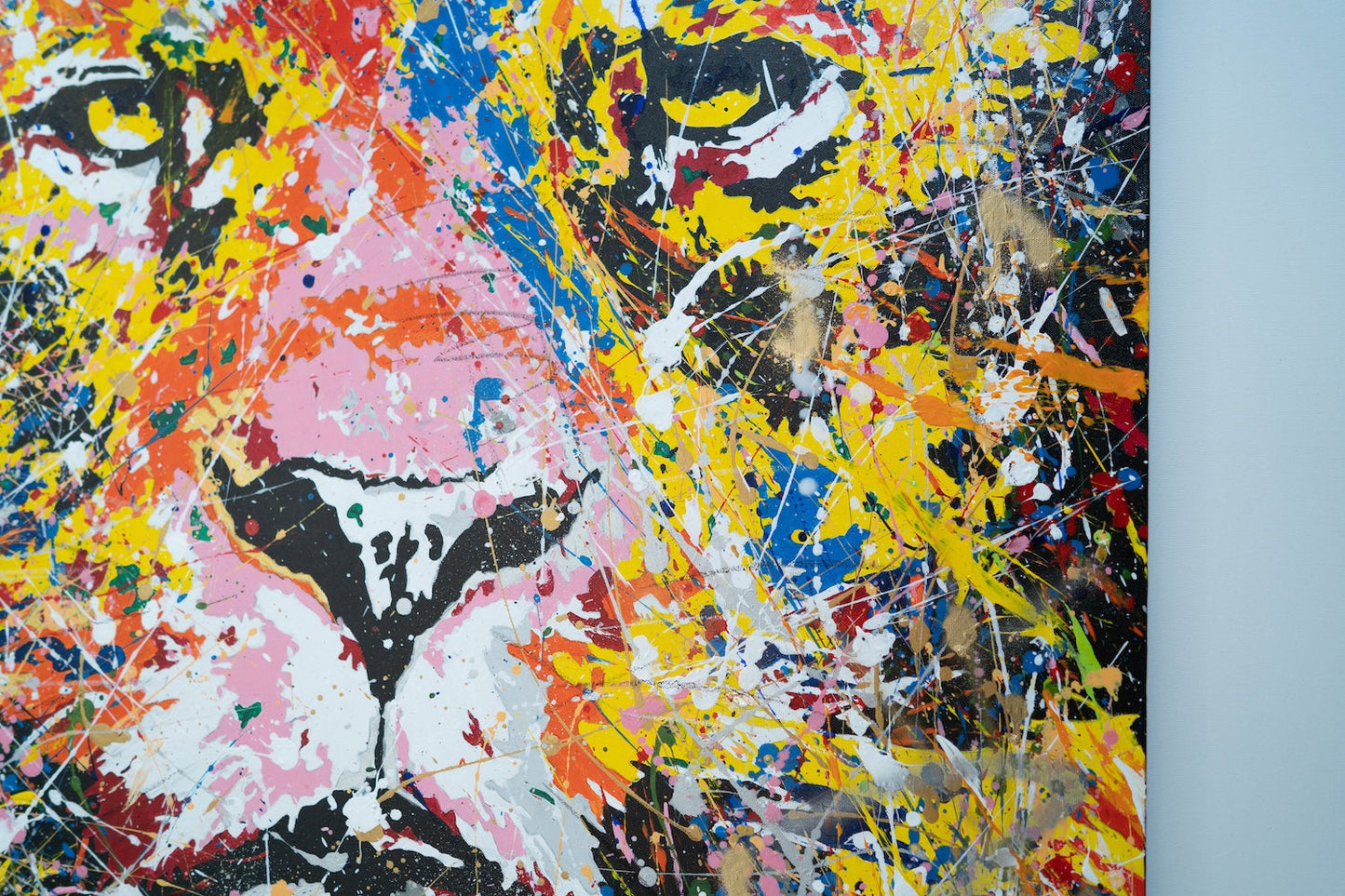 LION (multi color edition) contemporary painting art