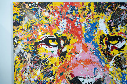 LION (multi color edition) contemporary painting art