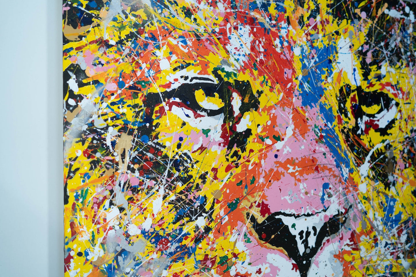 LION (multi color edition) contemporary painting art