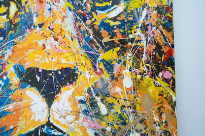 LION (multi color edition) contemporary painting art