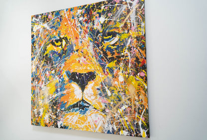 LION (multi color edition) contemporary painting art