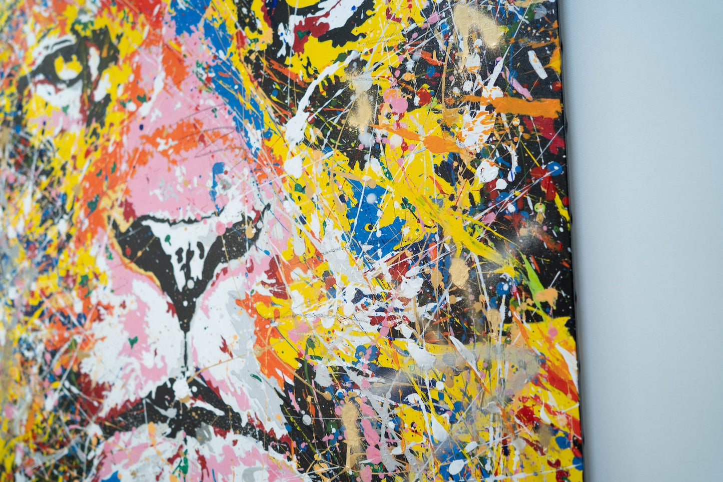 LION (multi color edition) contemporary painting art