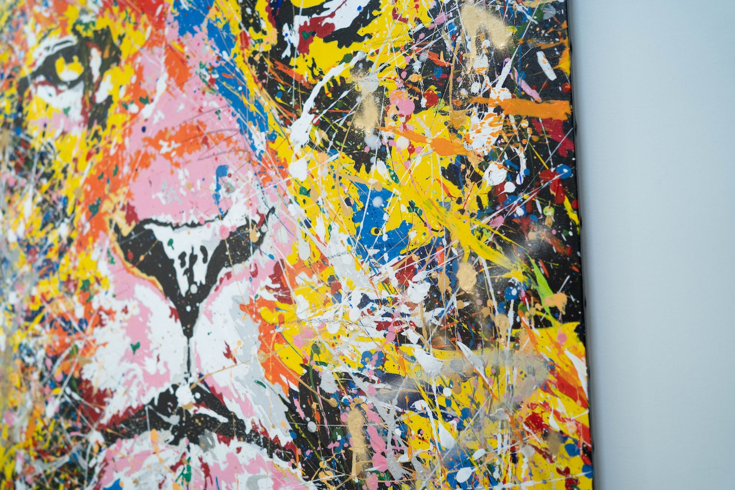 LION (multi color edition) contemporary painting art