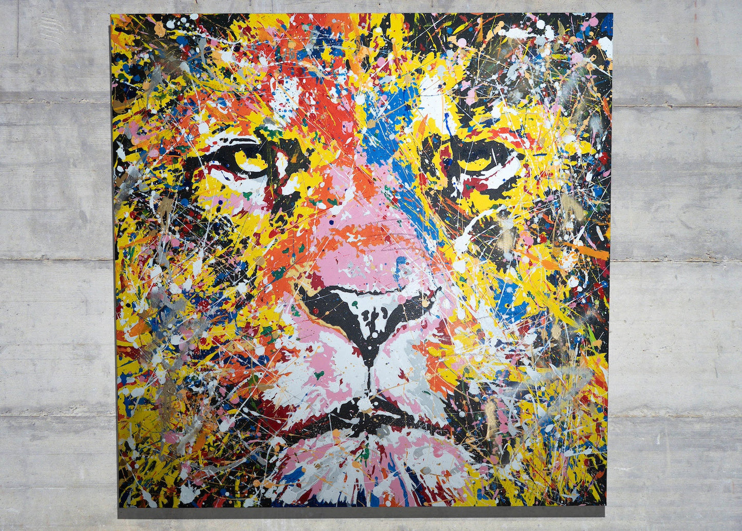 LION (multi color edition) contemporary painting art