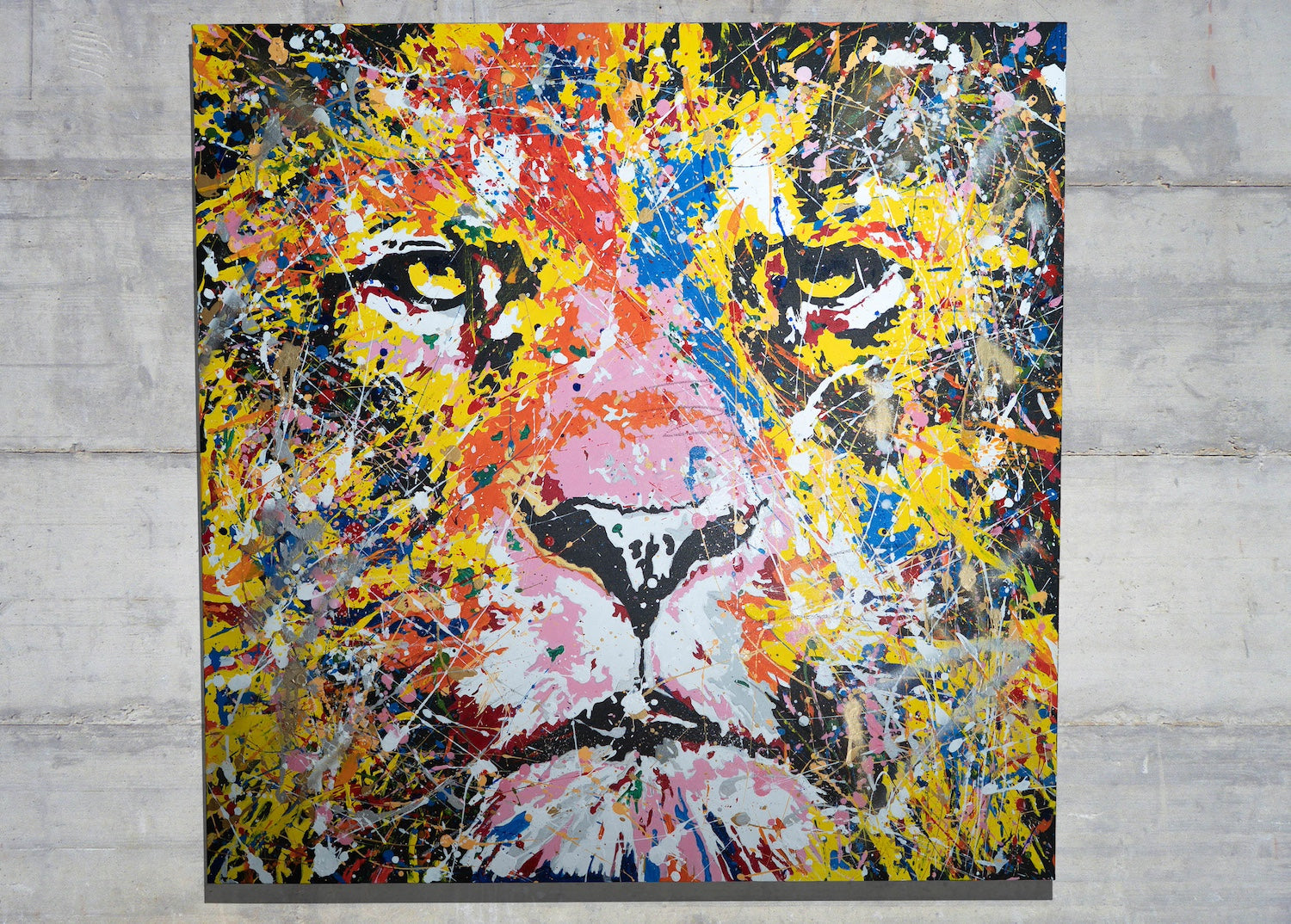 LION (multi color edition) contemporary painting art