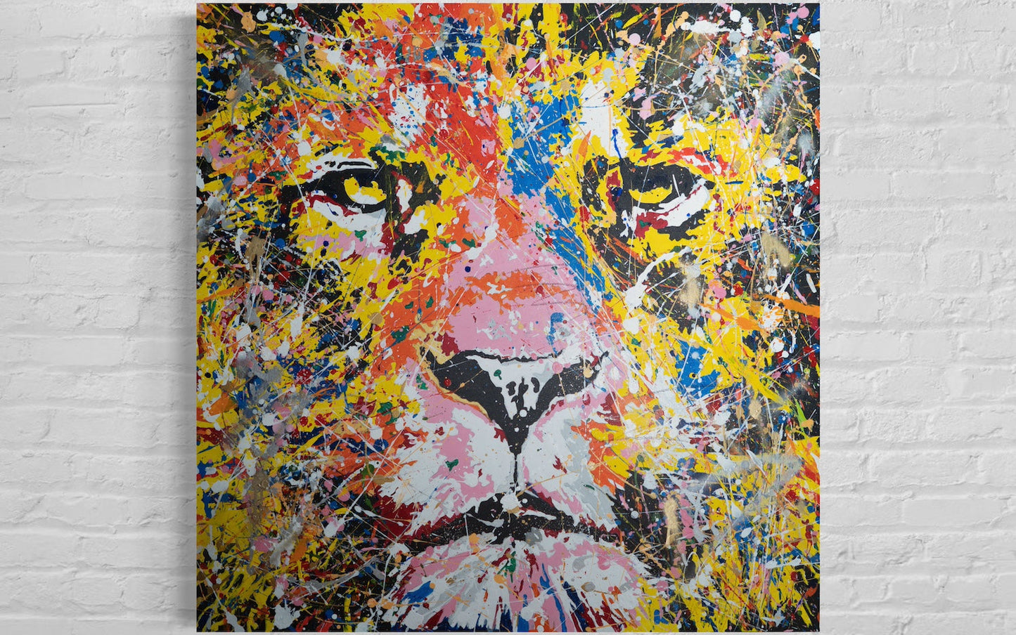 LION (multi color edition) contemporary painting art