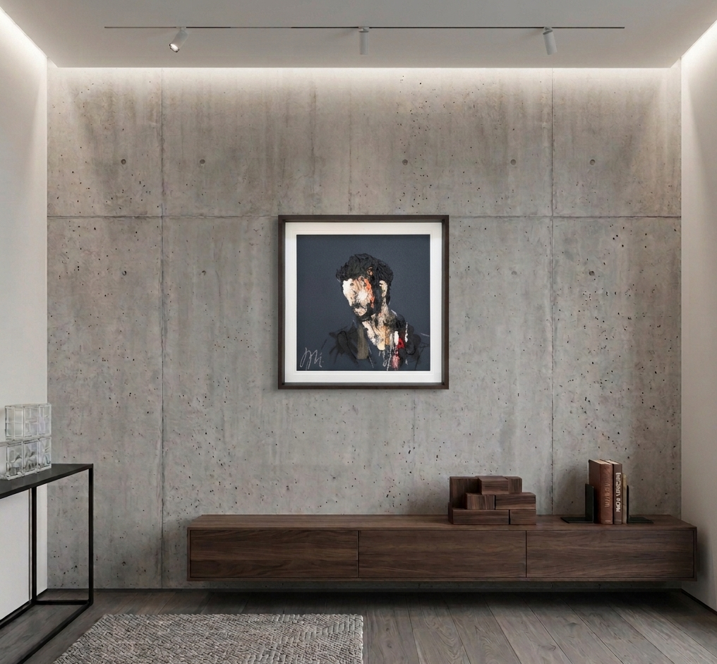 mirror series UNTITLED Portrait (Large size)  contemporary painting art