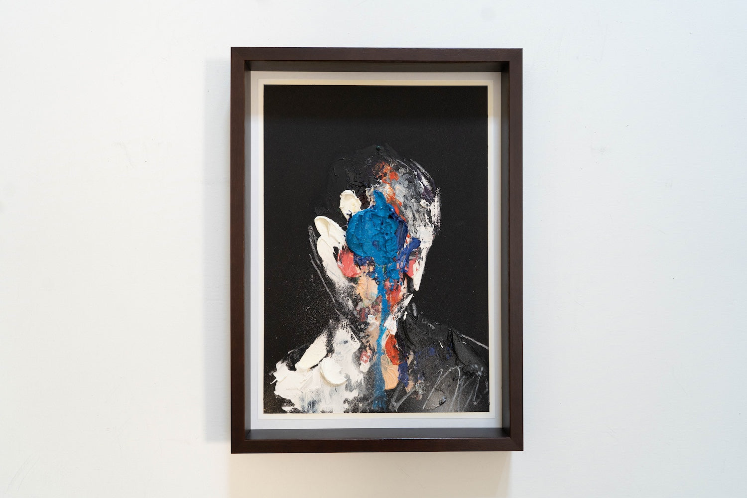 mirror series English Blue Portrait work contemporary painting art