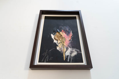 mirror series Gold Portrait work contemporary painting art