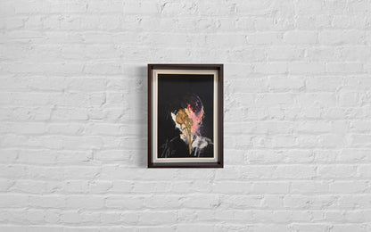 mirror series Gold Portrait work contemporary painting art