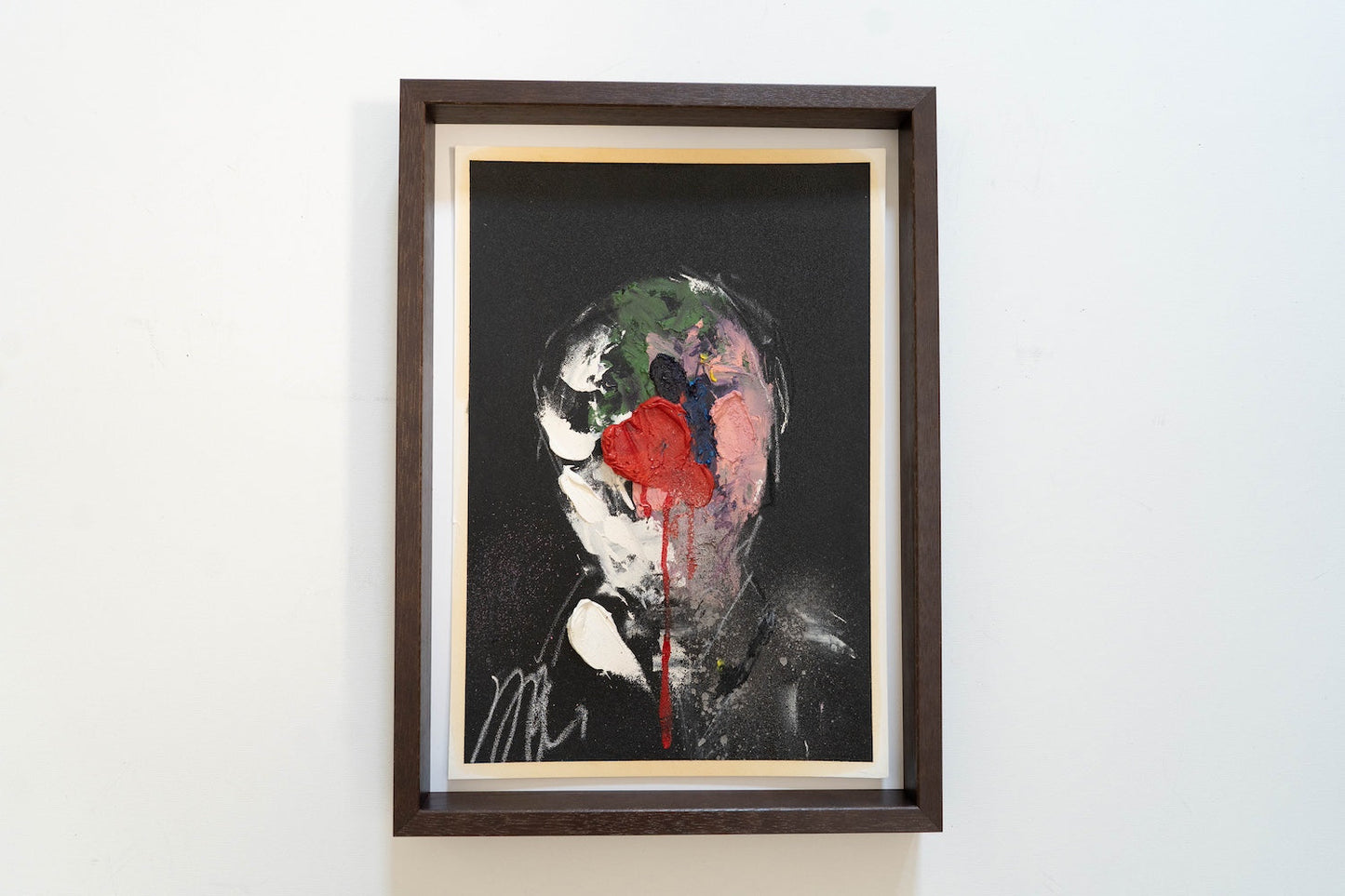 mirror series Red Portrait work contemporary painting art