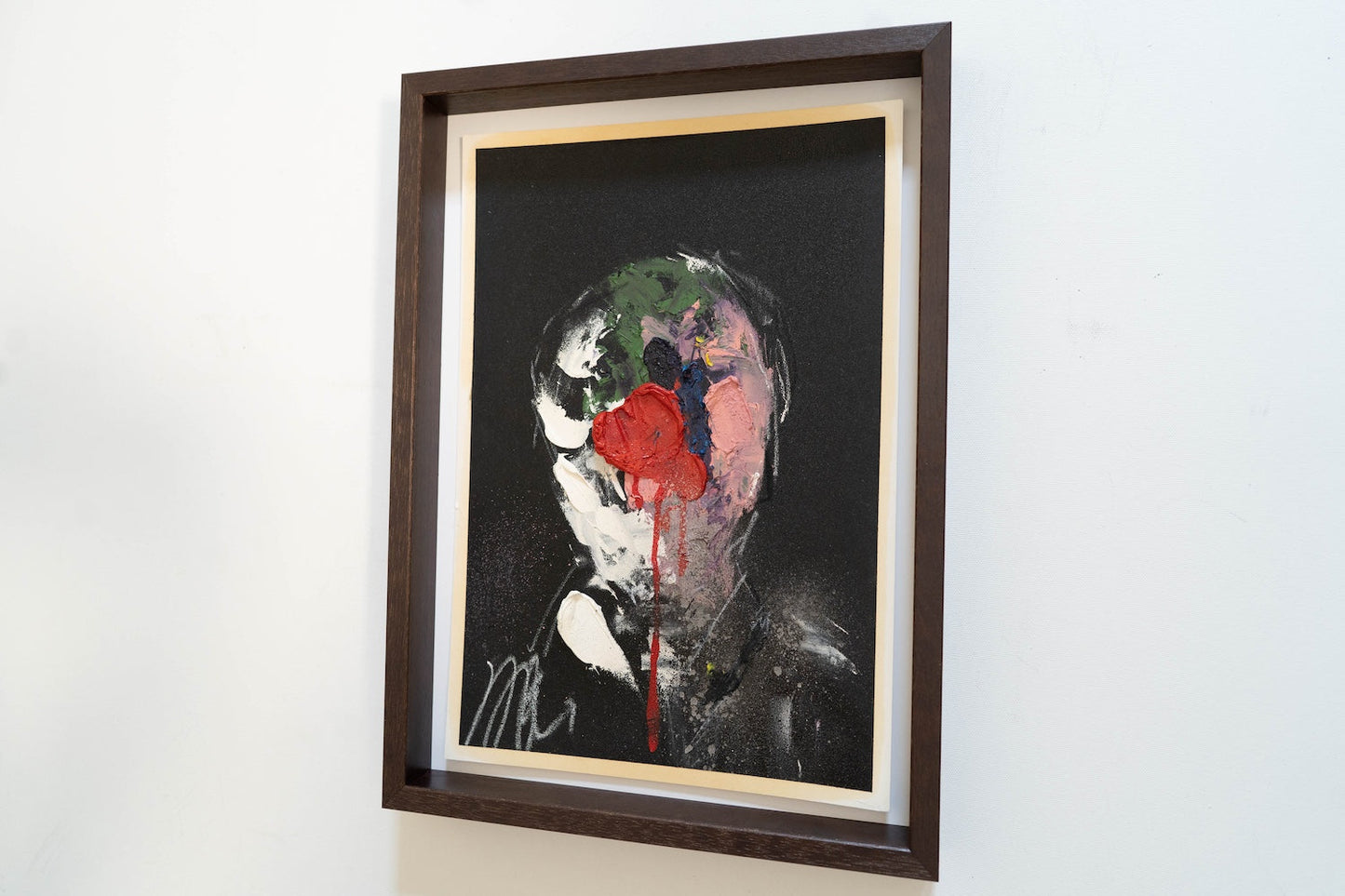 mirror series Red Portrait work contemporary painting art