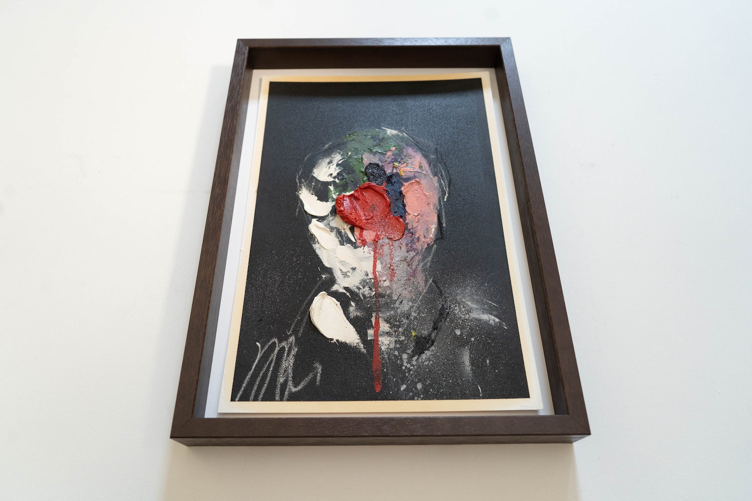 mirror series Red Portrait work contemporary painting art