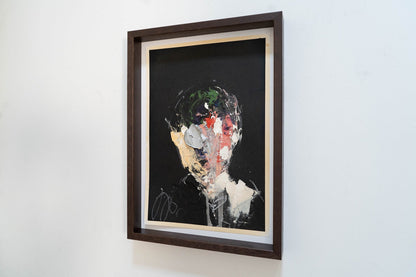 mirror series Silver Portrait work contemporary painting art