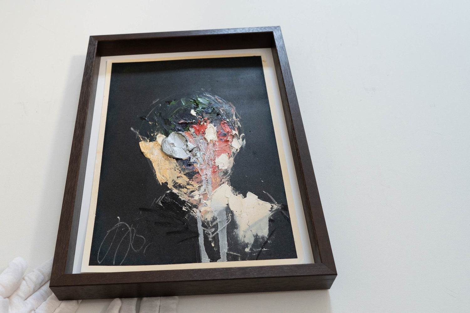 mirror series Silver Portrait work contemporary painting art