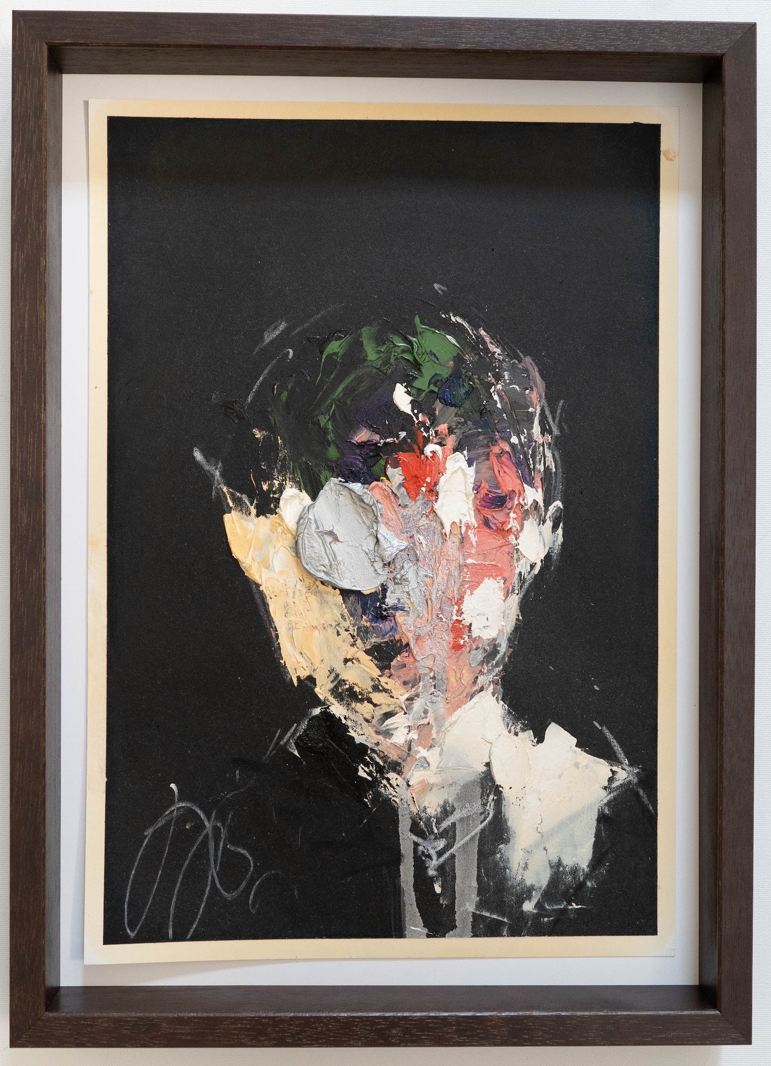 mirror series Silver Portrait work contemporary painting art