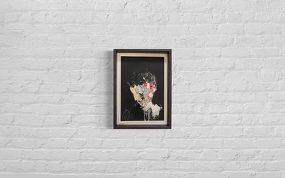 mirror series Silver Portrait work contemporary painting art