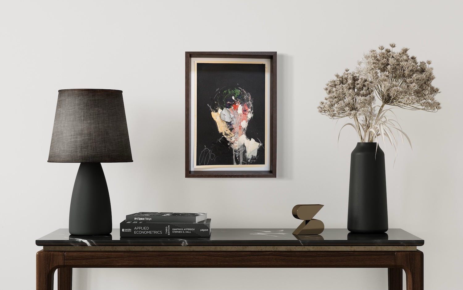 mirror series Silver Portrait work contemporary painting art