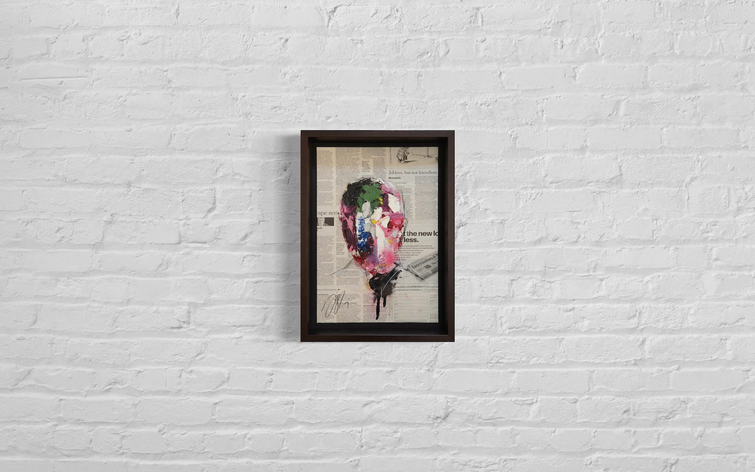 mirror series UNTITLED Portrait contemporary painting art