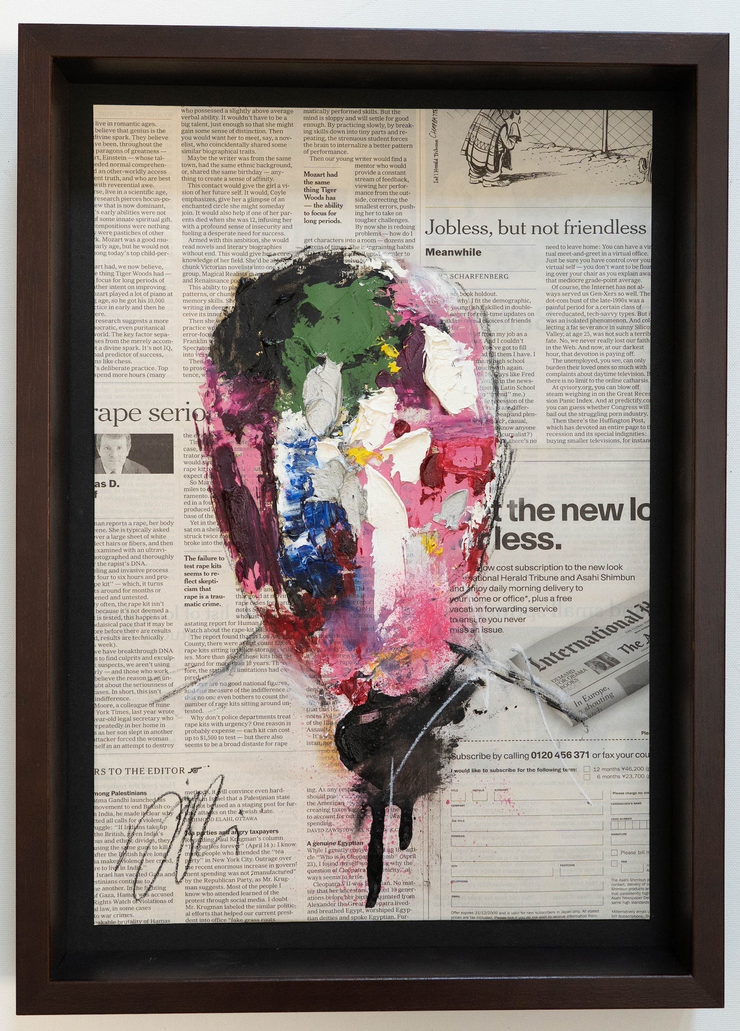 mirror series UNTITLED Portrait contemporary painting art