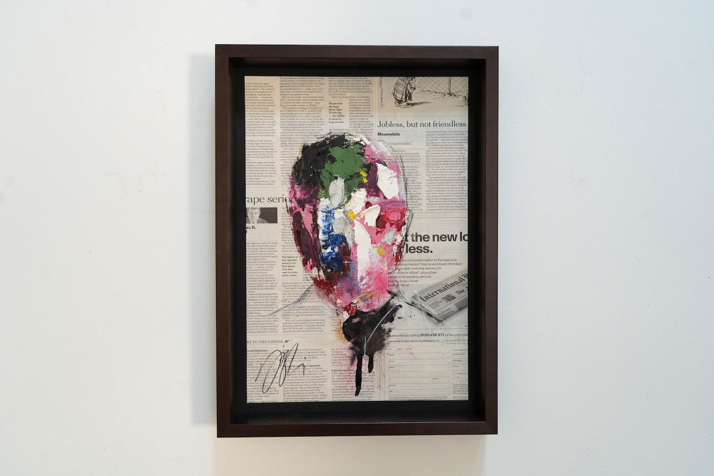 mirror series UNTITLED Portrait contemporary painting art