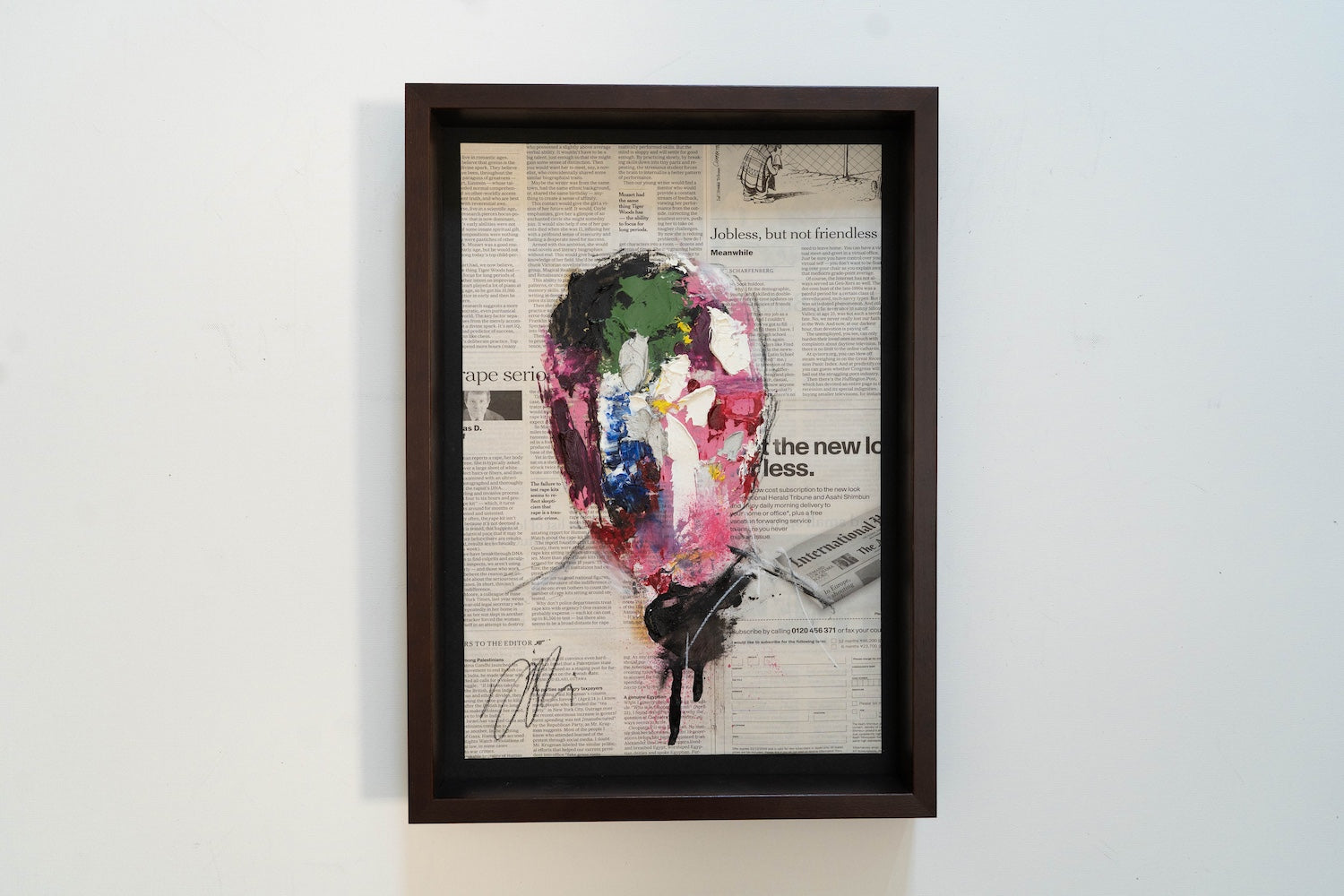 mirror series UNTITLED Portrait contemporary painting art