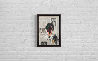 mirror series UNTITLED Portrait (Large size) contemporary painting art