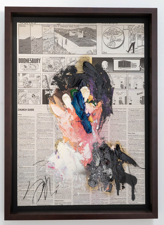 mirror series UNTITLED Portrait (Large size) contemporary painting art