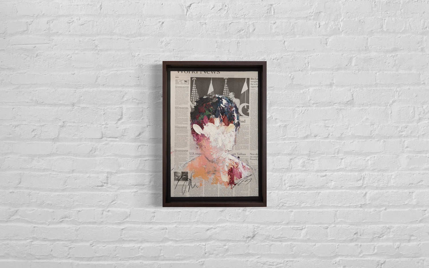 mirror series UNTITLED Portrait (Large size) contemporary painting art